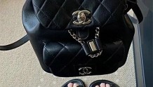 好物分享| Chanel22A黑色Duma+魔术贴凉鞋