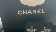 Chanel 24c 星星耳釘 耳環