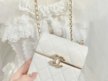 Chanel 22p | 超可爱的白金色盒子包