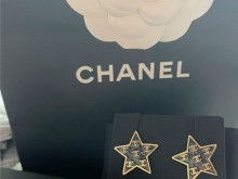 Chanel 24c 星星耳釘 耳環