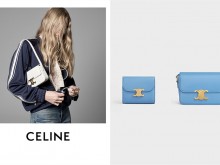 CELINE Triomphe 全新手袋、银包，注入上绝美蓝色调！