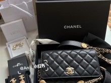  Chanel 金币Woc+珍珠方糖+dior耳环开箱
