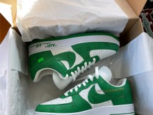 沉浸式开箱LV x Nike AF1 绿色