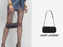 Saint Laurent Sade Mini Tube Bag 这款兼备法式优雅与可爱的圆筒手袋