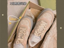 GUCCI｜GG饼干鞋 燕麦色/浅灰色&浅粉色