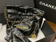 我宣布！Chanel 22bag 黑金小号就是世界上坠好用的包🥺
