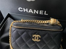 Chanel 23p黑牛金长盒子