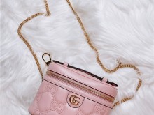 Gucci Matelassé mini handle 粉色小盒子