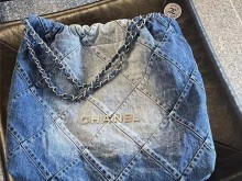 Chanel 牛仔布22bag真的又酷又甜！