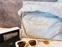 春日第一波购物放送，Chanel 22bag 灰蓝新色 eline 凯旋门眼镜到手