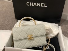 Chanel 23s carry me bag 超美蓝灰色