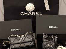 购物开箱｜深圳湾Chanel买到两只🖤小包 mini小水桶 19woc