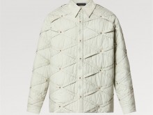 LV 1ABZFU MONOGRAM 绗缝棉质夹克式衬衫