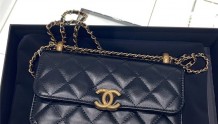 在奥斯陆买到Chanel 24C双金珠手机包