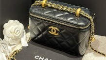 Chanel香奈儿24c 双金珠长盒子包