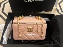 Chanel 24C 双金珠长盒子包 pick粉色！