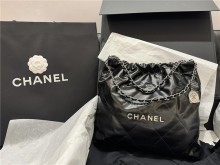 Chanel 22bag 黑银垃圾袋